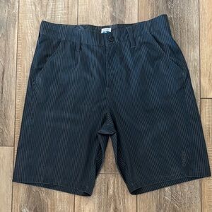Oakley Men's Black Pinstripe Shorts